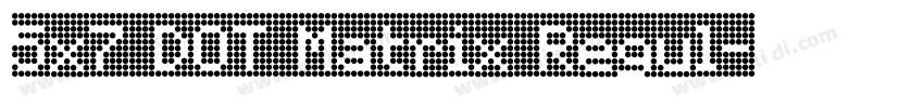 5x7 DOT Matrix Regul字体转换